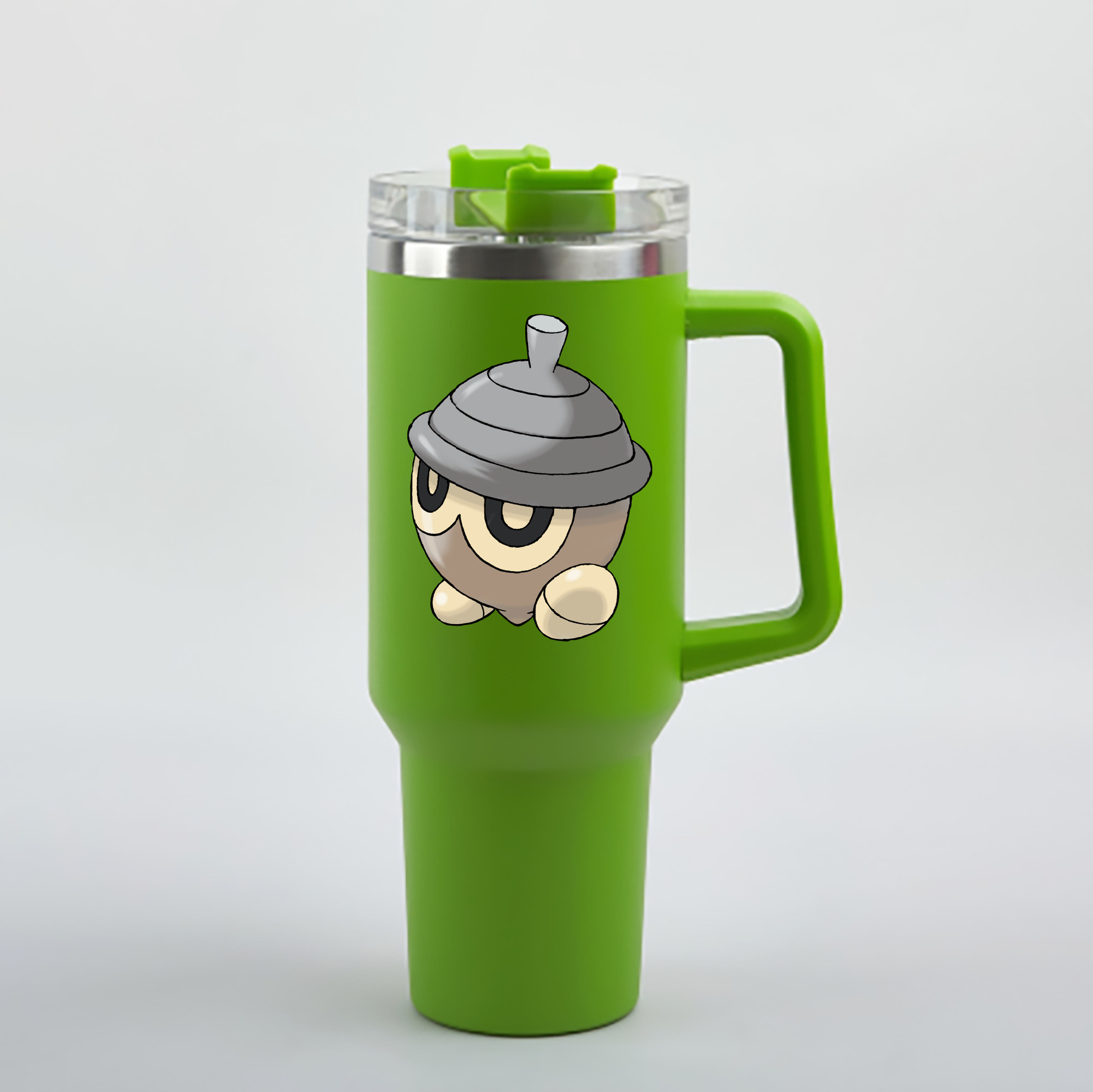 （画像用） ポケットモンスター Pokémon 1200mL車用タンブラー - クリスタルステッカー（プラスチックストロー付き）